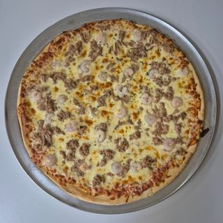 Pizza Frutti Di Mare.(atún ,gambas )