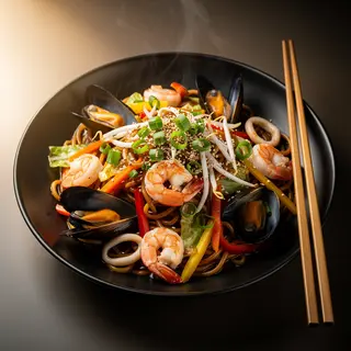 Nouilles Fruits de mer