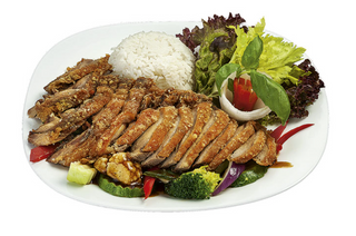 Kaczka chrupiąca z warzywami na ostro