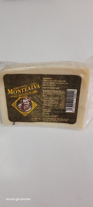 Queso payoyo semicurado