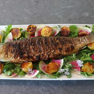 Fish grill(con arroz)
