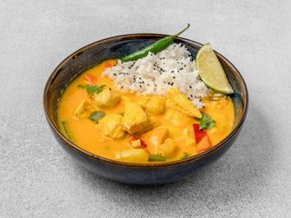 Mango Curry (krewetki)