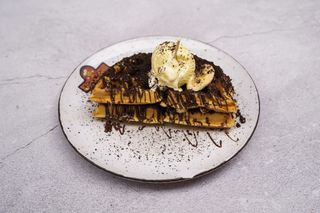 Waffle Oreo Banana