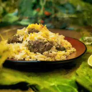 Cordero con arroz