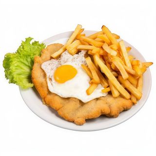 Milanesa ternera eco ( con un par de huevos eco)