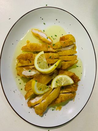 Pollo al limón