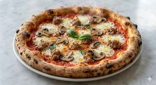 Funghi e salsiccia