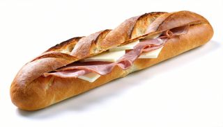 Panino crudo mozzarella