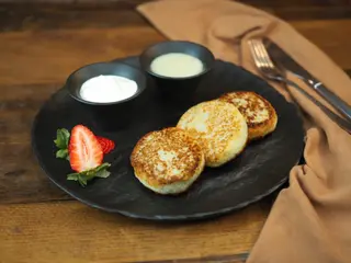 ხაჭოს მაჭკატები / Cottage cheese pancake