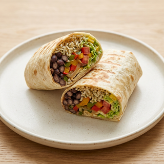 Bean and Rice Burrito