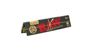 Mortalhas RAW Black King Size Slim 32 folhas (110x45mm)
