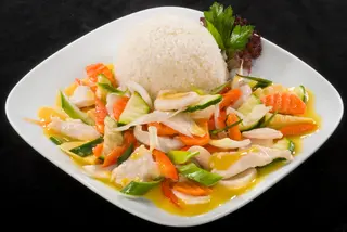 Kurczak w zielonym curry