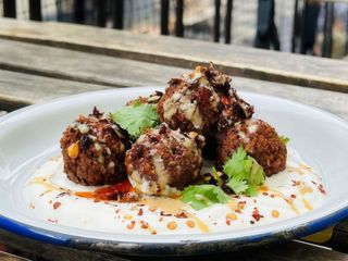 Crispy Chilli falafel