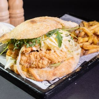 Crunchy strips sandwich