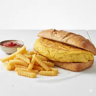 Bocadillo con tortilla