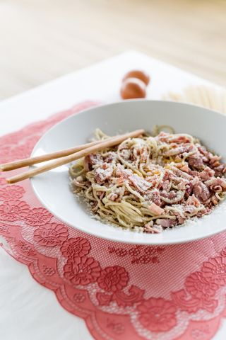 Massa Quente à Carbonara "Original"