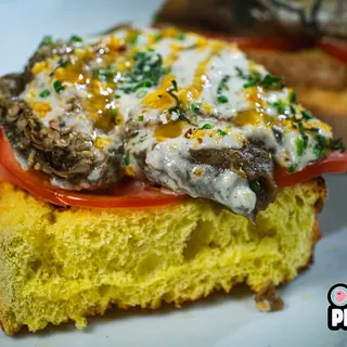 Tosta de berenjena