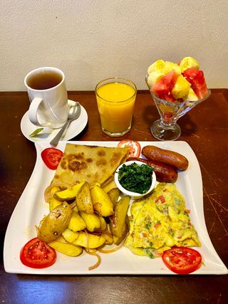 Loaded chapati Breakfast