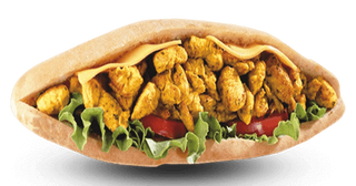 Sandwich Aux Brochettes De Dinde