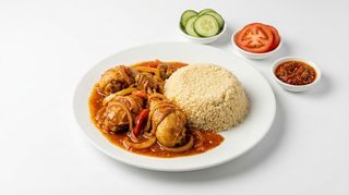 Poulet Sauté + Attiéké