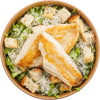 Салата Цезар с лаврак