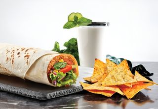Mega Doritos Wrap Menu