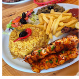 Brochettes De Dinde أسياخ ديك رومى