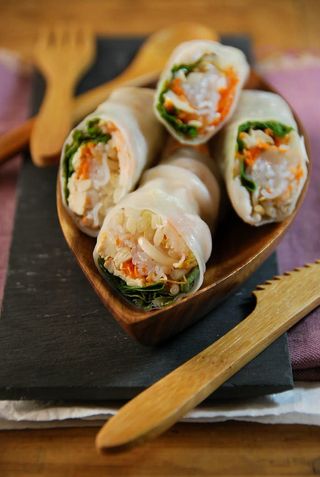 Rouleau de Printemps au Poulet et Crevette