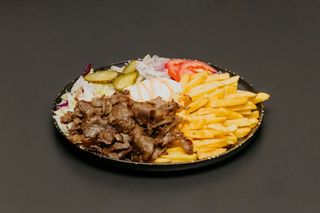 Shaorma vita farfurie