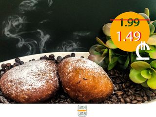 3 ც. ფუნჩულა "უპონჩიკესი" ყავის კრემით