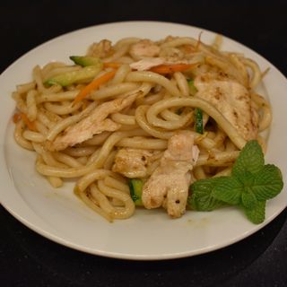 Udon con pollo e verdure-207