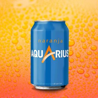 Aquarius Naranja lata 330ml.