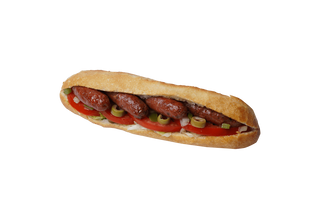 Sandwich Saucisses de Viande