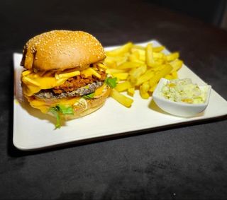 Shish burger + frites