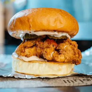 Spicy Chicken Burger Menu