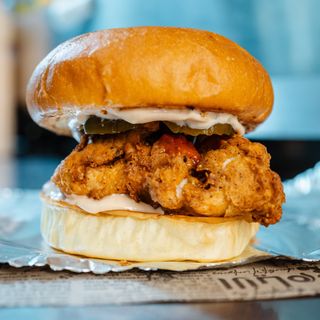 Spicy Chicken Burger Menu