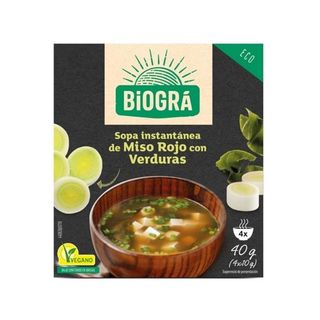 Sopa De Miso Rojo Con Verduras Biogra 40Gr