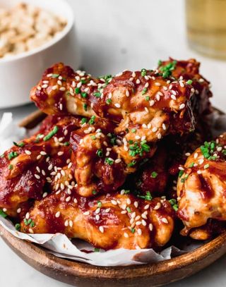 Alitas En Salsa BBQ (8 Uds.)