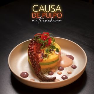 Causa de Pulpo Anticuchero