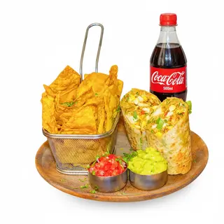 Beef Brisket Burrito Combo
