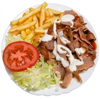 Menú Plato Shawarma