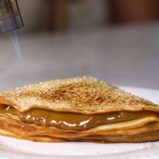Crep con Sirope de Dulce de Leche