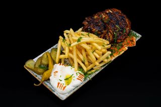 Jumatate de pui la gratar