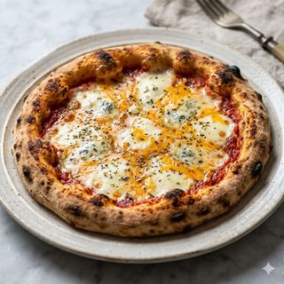 Pizza Cuatro Quesos (28 Cm.)