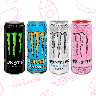 Pack 4 Latas Monster