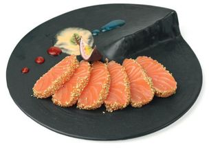 Chirashi tataki sake