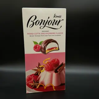 Pastelitos Sabor Frambuesa Y Panna Cotta "bonjour"  232g