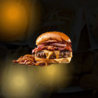 Smash X Bacon con ( Calabresa )