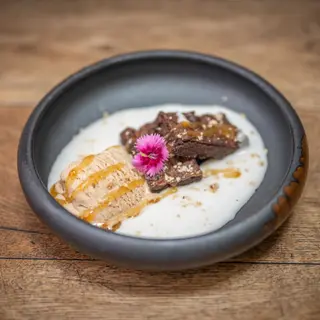 Brownie & Helado Caramelo Salado