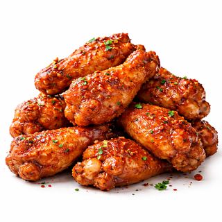 Alitas De Pollo Con Patatas